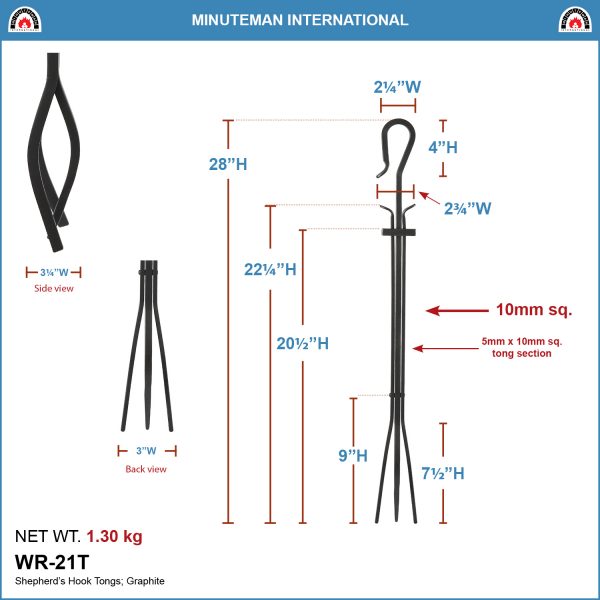Shepherd's Hook Tong by Minuteman - Image 2