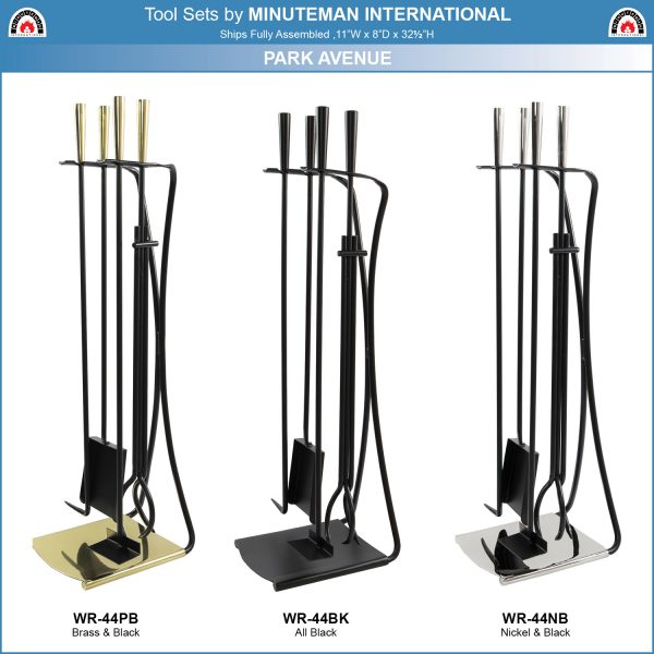 Park Avenue Tool Set, Nickel and Black by Minuteman - Image 5