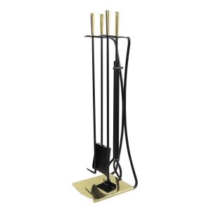 Park Avenue Tool Set, Brass and Black by Minuteman