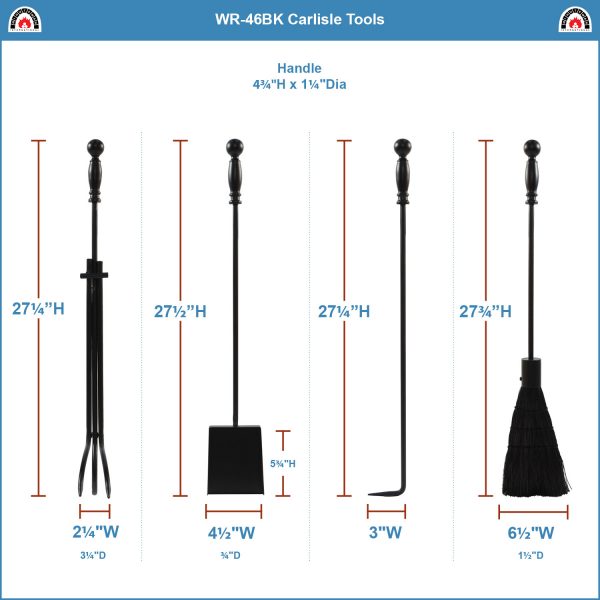 Black Carlisle Tool Set by Minuteman - Image 3