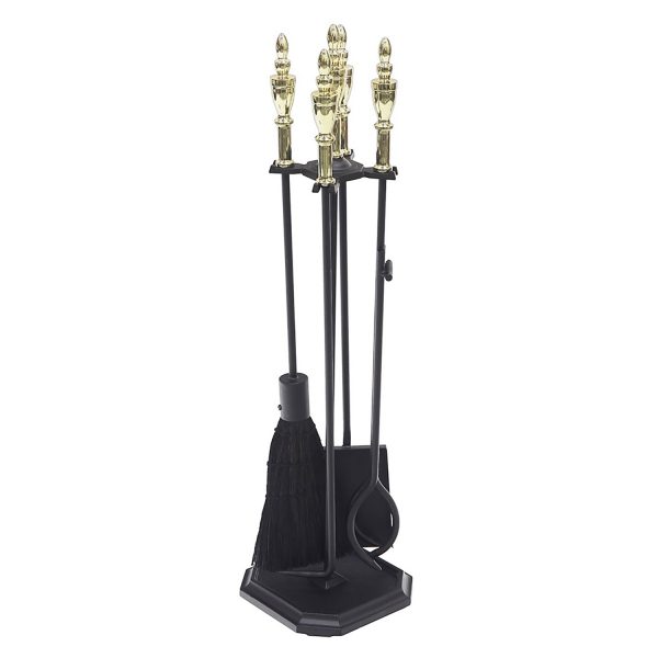 Polished Brass and Black Westford Tool Set by Minuteman
