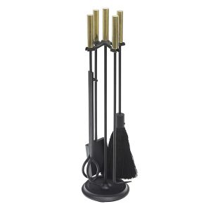 Polished Brass and Black Bedford Tool Set by Minuteman