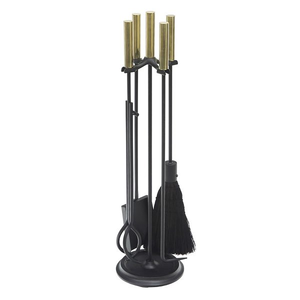 Polished Brass and Black Bedford Tool Set by Minuteman