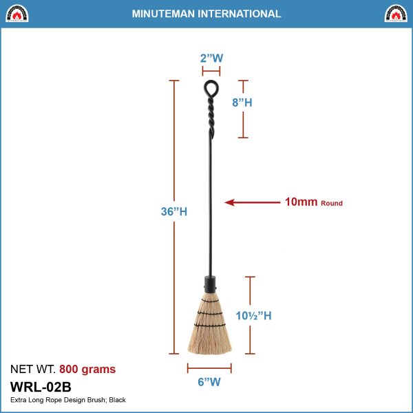 Rope Design Xtra Long Brush by Minuteman - Image 2