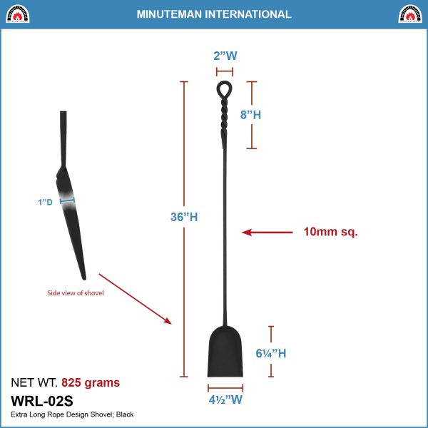 Rope Design Xtra Long Shovel by Minuteman - Image 2
