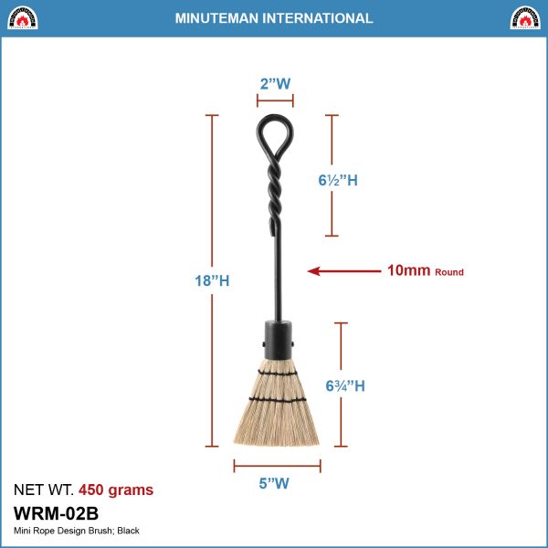 Rope Design Mini Brush by Minuteman - Image 2