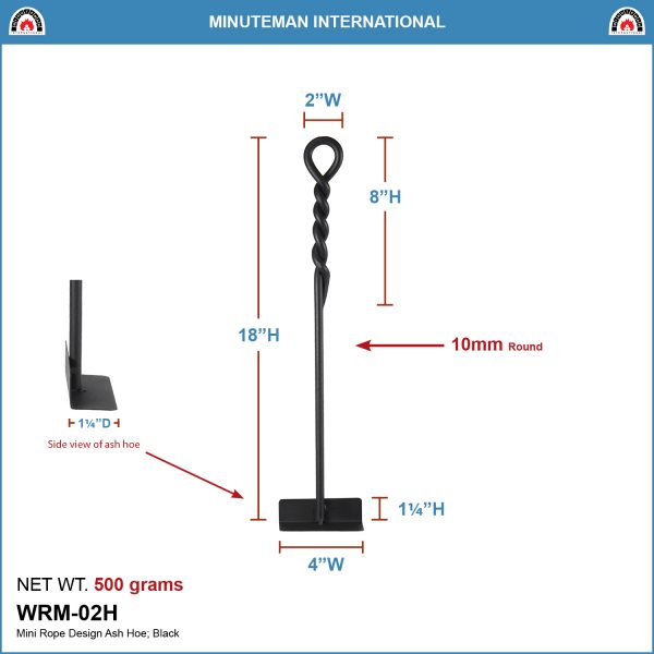Rope Design Mini Hoe by Minuteman - Image 2