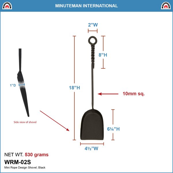 Rope Design Mini Shovel by Minuteman - Image 2
