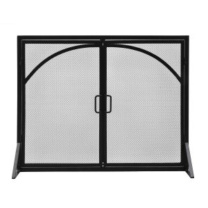 Arch Top Classic Fireplace Screen w/ Doors by Minuteman
