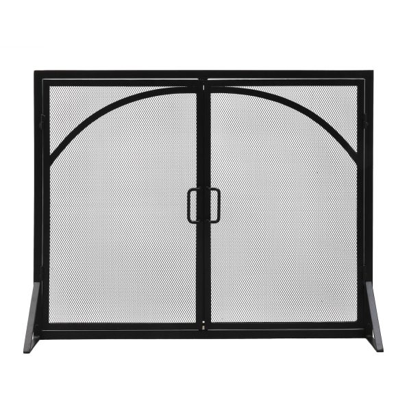 Arch Top Classic Fireplace Screen w/ Doors by Minuteman