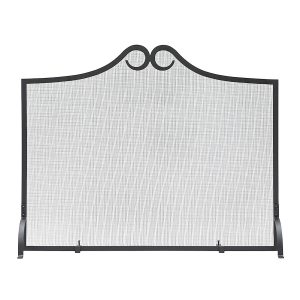 Loops Flat Fireplace Screen by Minuteman