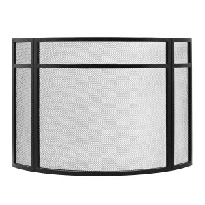 Black, Panelled Curved Screen by Minuteman