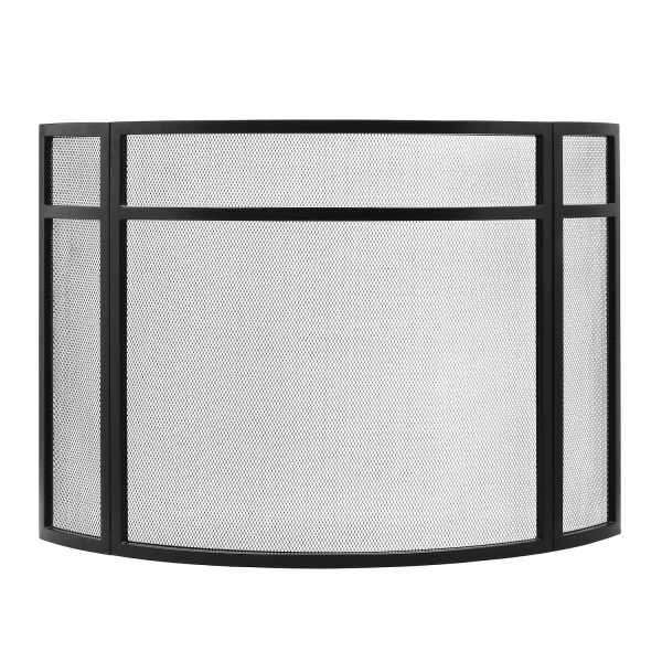 Black, Panelled Curved Screen by Minuteman