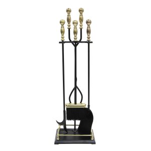 Black w/ Polished Brass, Oxford Tool Set by Minuteman