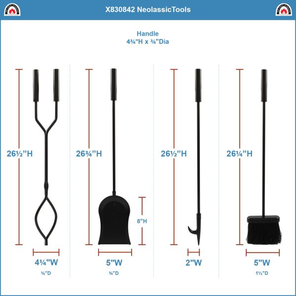 Black, Neoclassic Tool Set by Minuteman - Image 3