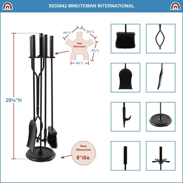 Black, Neoclassic Tool Set by Minuteman - Image 2
