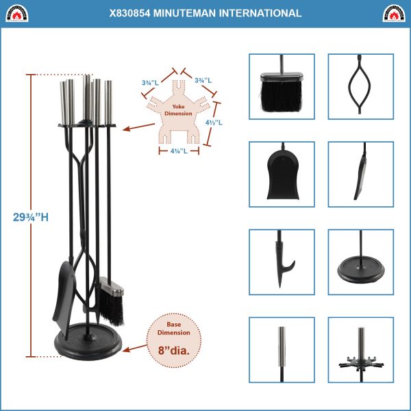 Black w/ Pewter, Neoclassic Tool Set by Minuteman - Image 2