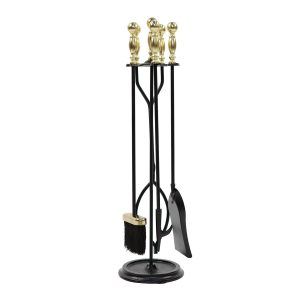 Black w/ Polished Brass, Sutton Tool Set by Minuteman