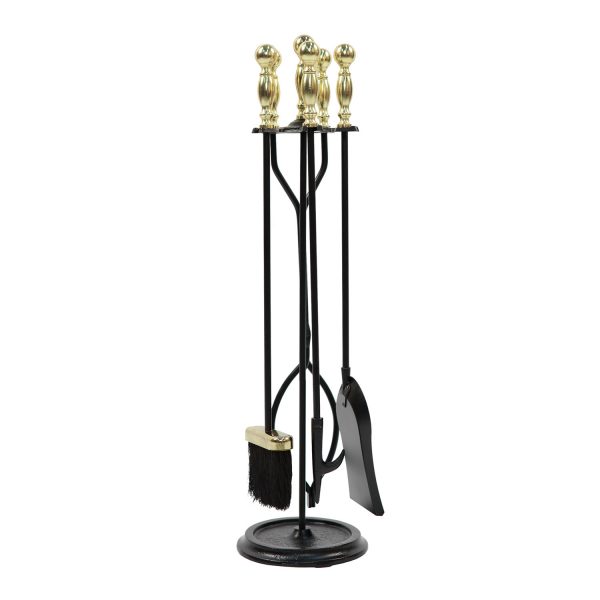 Black w/ Polished Brass, Sutton Tool Set by Minuteman