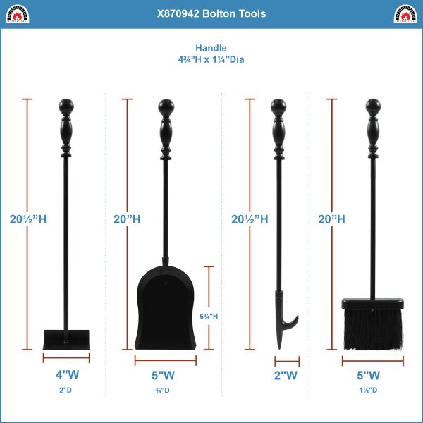 Black, Bolton Mini Tool Set by Minuteman - Image 3
