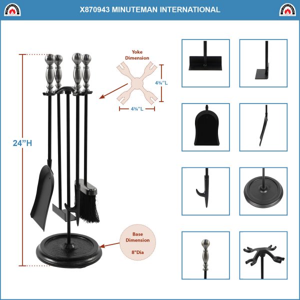 Black w/ Pewter, Bolton Mini Tool Set by Minuteman - Image 2