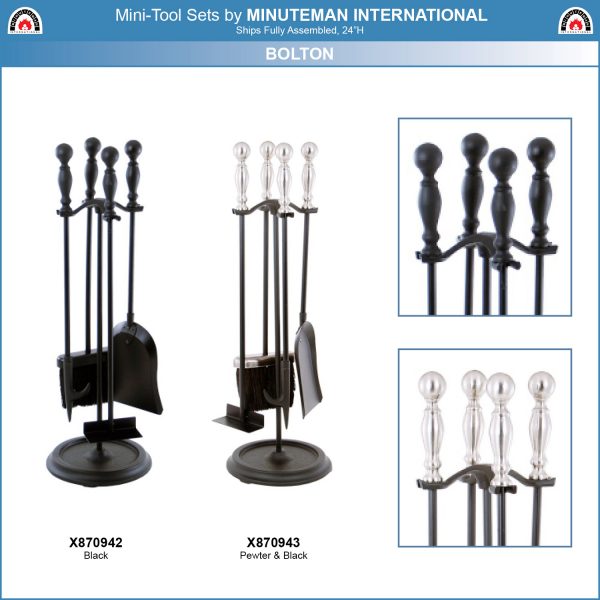 Black w/ Pewter, Bolton Mini Tool Set by Minuteman - Image 5