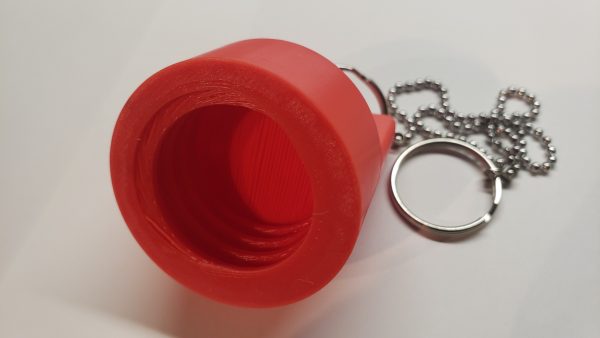Hart's Hearth & Homestead Propane OPD Threaded Dust Cap w/SS Chain Tether, 2 Year Warranty, fits 20lb-40lb LP Tanks, for BBQ Grills, RV Campers, etc, **Made in USA** - Image 3