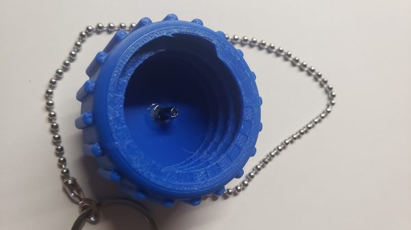 Premium QCC1 Propane Tank Cap for 5-40 lb Tanks - OPD Valve Dust Cover/Cap - Durable Plastic W/SS Chain Tether for LP Cylinder, Adapter, and Gauge Fitting for BBQ Grill, Gen, RV, + - Image 2