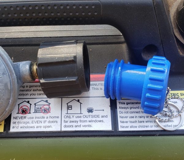 LP Stow Kit, 1 QCC1 Connector Plug and 2 OPD Valve Caps w/SS Chains. - Image 9