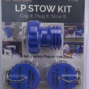 LP Stow Kit, 1 QCC1 Connector Plug and 2 OPD Valve Caps w/SS Chains.