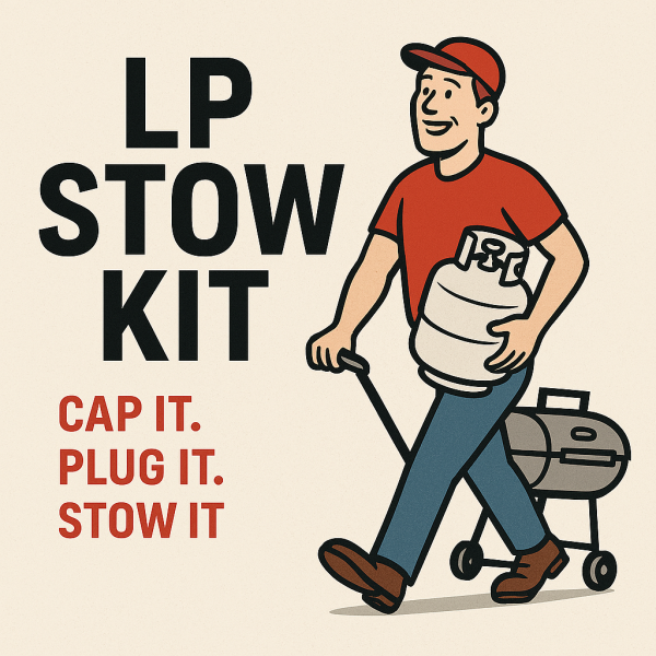 LP Stow Kit, 1 QCC1 Connector Plug and 2 OPD Valve Caps w/SS Chains. - Image 6