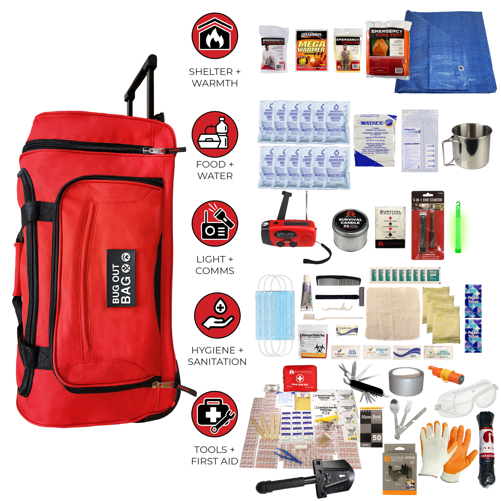 Elite Bug Out Bag, Rolling Bag - Image 2
