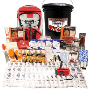 4 Person Comfort Survival Kit, Bucket and Lid