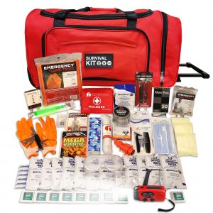 1 Person Comfort Survival Kit, Rolling Bag