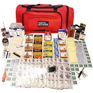 3 Person Essential Survival Kit, Rolling Bag